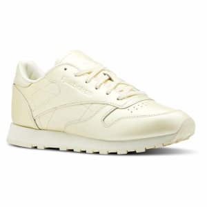 Reebok Classic Leather Turnschuhe Damen - Beige - DE 078-IOC